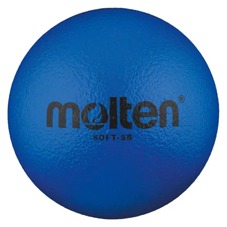 Molten Schaumstoffball Soft-SB, beschichtet,  18 cm, blau