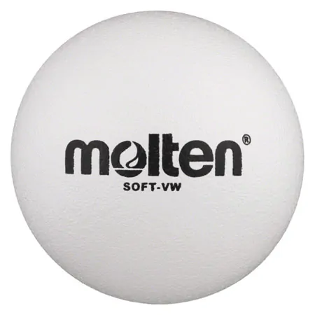 Molten Schaumstoffball Soft-VW beschichtet,  21 cm, wei