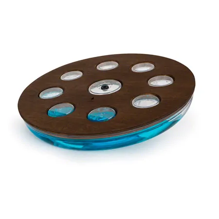 NOHRD Balancetrainer, Eau-Me Board, Nussbaum
