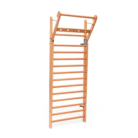 NOHRD Sprossenwand Kirsche, ausklappbar, 14 Sprossen, HxBxT 230x80x13 cm