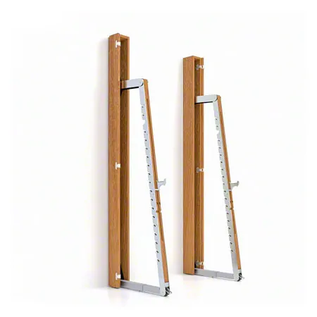 NOHRD SquatRack ausklappbare Hantelablage Eiche