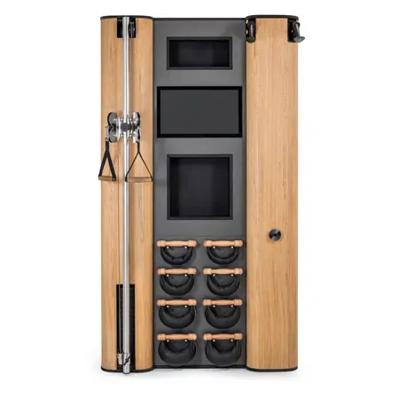 NOHRD Wall Compact, Seilzug, Skitrainer, 8 Swing Hanteln, Eiche
