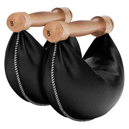 NOHrD Swing Hantel Eiche, 8 kg, Paar