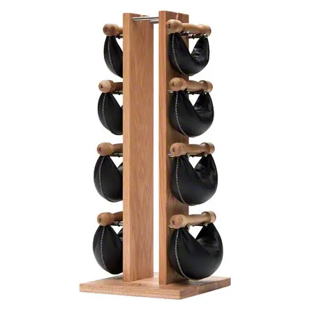 NOHrD Swing Turm inkl. 8 Swing Hanteln, 40 kg, Eiche