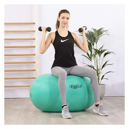 PEZZI Therapierolle Eggball,  65 cm x 95 cm, grn
