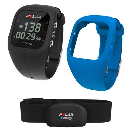 POLAR A300 HR Activity Tracker-Set, inkl. Wechselarmband und Heart Rate Sensor, 4-tlg.