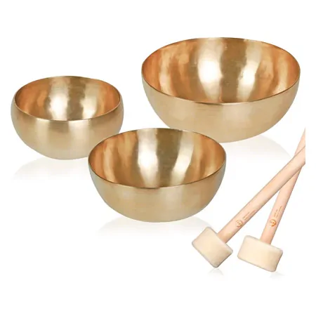 Peter Hess Klangschalen-Set klein, 3 Schalen + 2 Schlgel