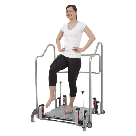 Posturomed 202 mit Haltegel�nder, LxB 60x60 cm, silber