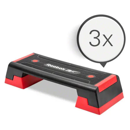 REEBOK Step professional, schwarz-rot