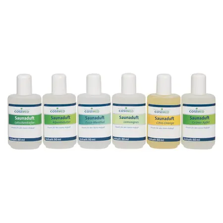 CosiMed Saunaduft-Probierset Unsere Besten, 5 Flaschen  50 ml