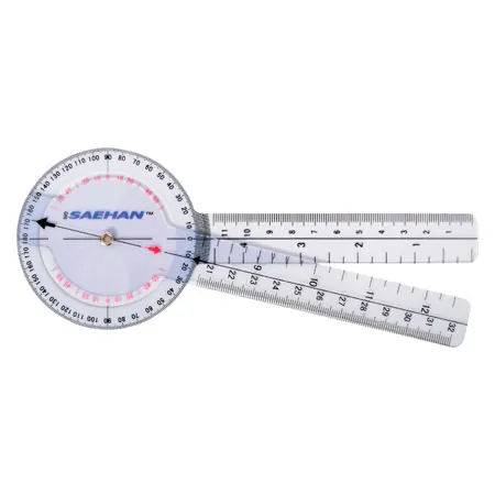 Saehan Goniometer Winkelmesser, Schenkellnge 20 cm