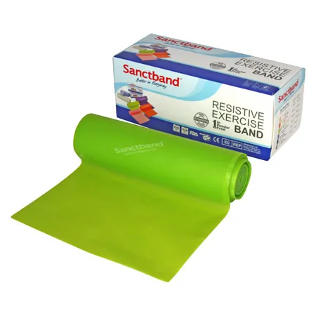 Sanctband �bungsband, LxB 5,5 m x 15 cm, mittel, gr�n