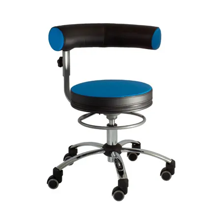 Sanus Gesundheitsstuhl mit hhenverstellbarer Lehne, 52-72 cm, Kunstleder