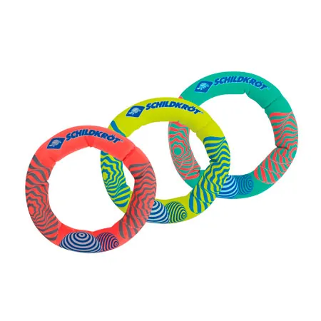 Schildkrt Tauchringe mit Sandfllung, 3er Set,  14 cm