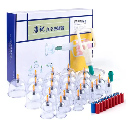 Schr�pfglas-Set mit Vakuumpumpe, 46-tlg.