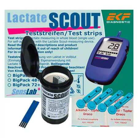 Sensoren- und Lanzettenset 24+ fr Lactate Scout