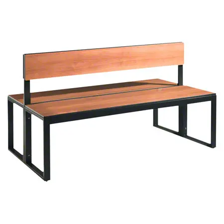 Sitzbank mit Rckenlehne, 150x82x84 cm, doppelseitig