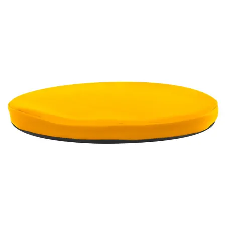 Sitzkissen mit Kunstlederbezug und rutschhemmender Unterseite, � 36 cm