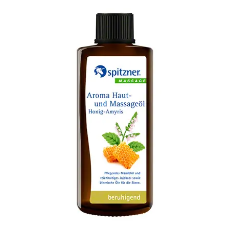 Spitzner Aroma Haut- und Massagel Honig-Amyris, 190 ml
