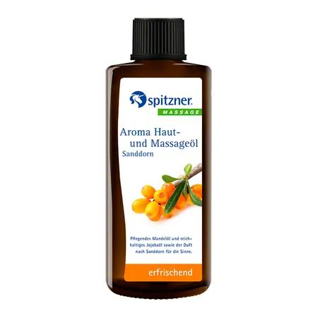 Spitzner Aroma Haut- und Massagel Sanddorn, 190 ml