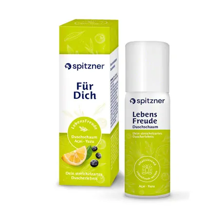 Spitzner Duschschaum LebensFreude + Geschenkverpackung Fr Dich, 50 ml