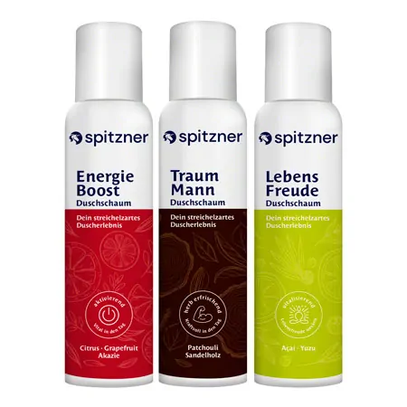 Spitzner Duschschaum-Set Fitness, 3-tlg.