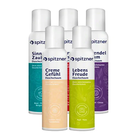 Spitzner Duschschaum-Set Gefhlsreise, 5 Flaschen  150 ml