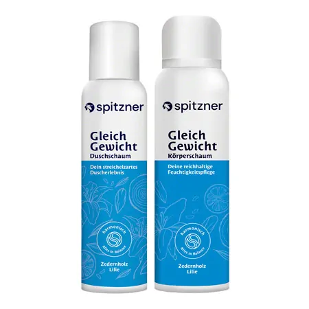 Spitzner Krperpflege-Set GleichGewicht, 2-tlg., 1x Duschschaum 1x Krperschaum