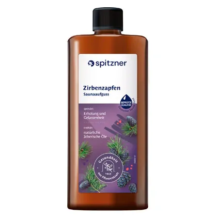 Spitzner Saunaaufguss Zirbenzapfen, 125 ml