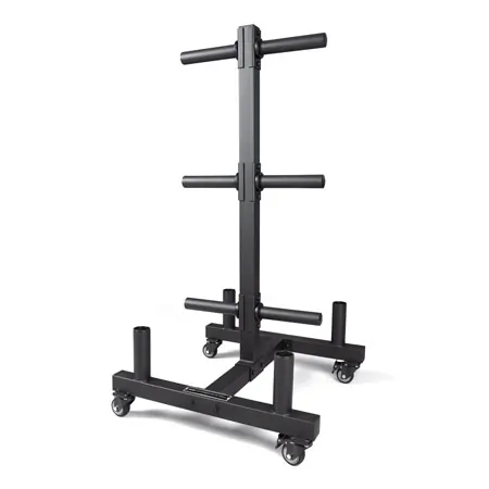 Sport-Tec Bumper Plate Rack fr Olympia Scheiben + Stangen L x B x H 73,5 x 62,5 x 118,5 cm