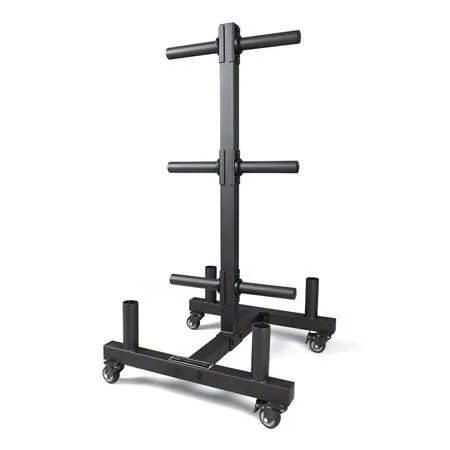 Sport-Tec Bumper Plate Rack f�r Olympia Scheiben + Stangen LxBxH 73,5x62,5x118,5 cm