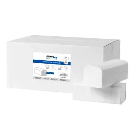 Sport-Tec Falthandtuch, 21x24 cm, 20x160 St�ck, wei�