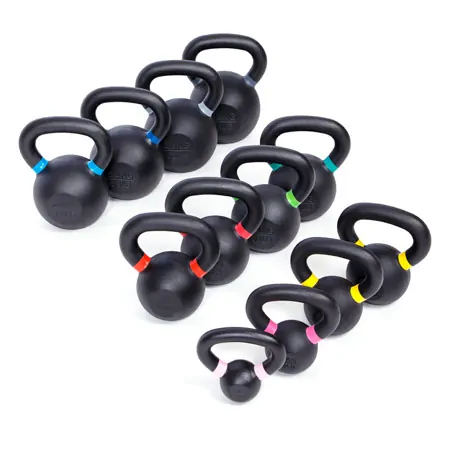Sport-Tec Kettlebell-Set Powdercoated, 12-tlg., 2-32 kg