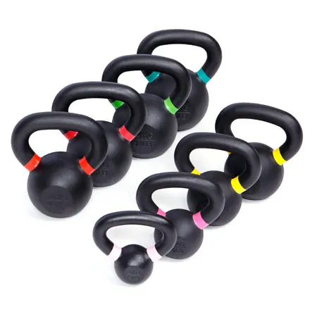Sport-Tec Kettlebell-Set Powdercoated, 8-tlg., 2-16 kg