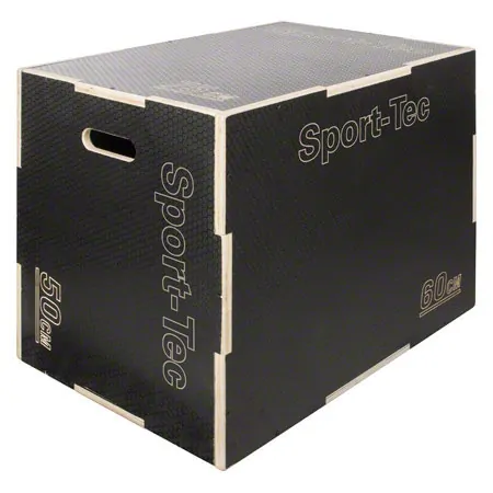 Sport-Tec Sprungtrainer 3-in-1 Plyo Box aus Holz, LxBxH 75x60x50 cm