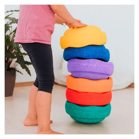 Stapelstein RAINBOW Set classic, 6 Stapelsteine