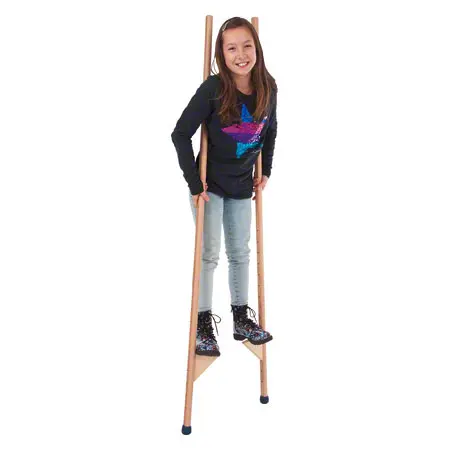 Stelzen mit Gummipfropfen, 170 cm, Paar