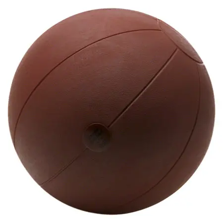 TOGU Medizinball aus Ruton,  28 cm, 2 kg, braun