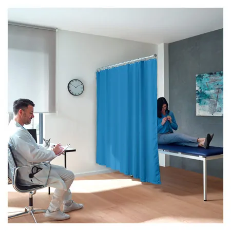 Teleskopsichtschutz 210 cm mit Vorhang 175 cm