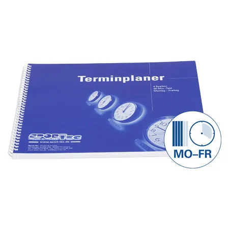 Terminplaner, 4 Spalten, 20-Min.-Takt, Montag - Freitag, 30x30 cm
