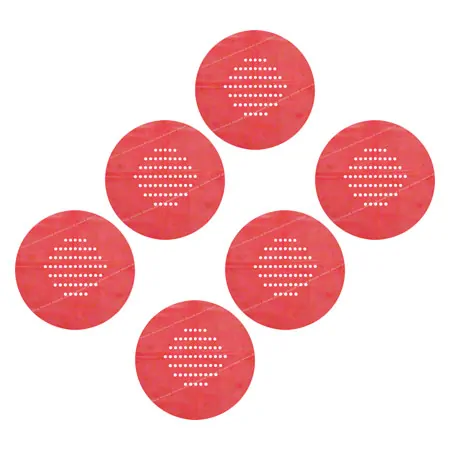 Thera-Band Einstze fr Handtrainer, mittel, rot, 6er Set