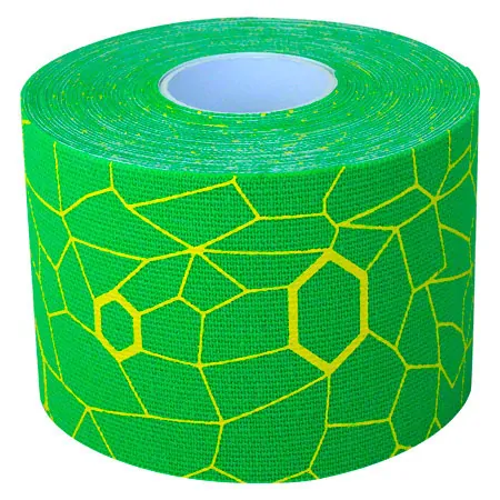 Thera-Band Kinesiology Tape XactStretch, 5 m x 5 cm, grn/gelb