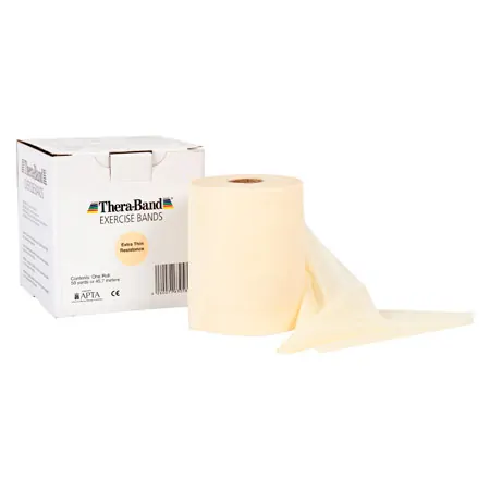 Thera-Band, LxB 45,50 m x 12,8 cm, extra leicht, beige