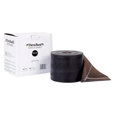 Thera-Band, LxB 45,50 m x 12,8 cm, spezial stark, schwarz