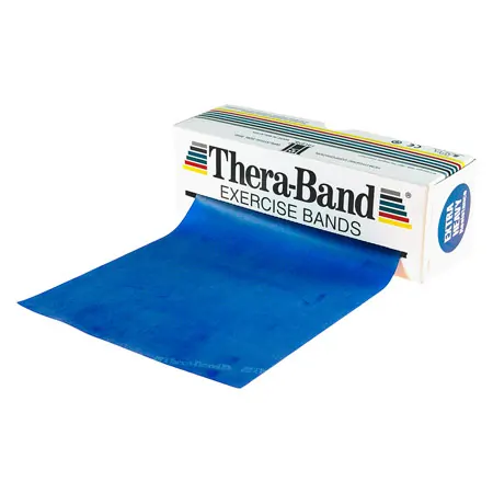 Thera-Band, LxB 5,50 m x 12,8 cm, extra stark, blau
