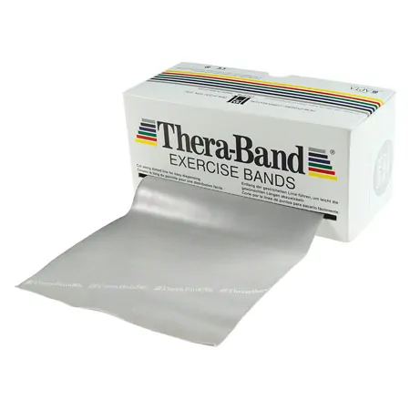 Thera-Band, LxB 5,50 m x 12,8 cm, super stark, silber