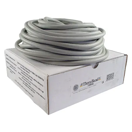 Thera-Band Tubing, 30,5 m, super stark, silber