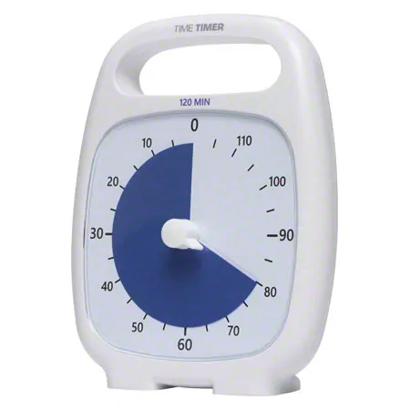 Time Timer Plus Tischuhr mit akustischem Signal, 120 Min., LxB 14x18 cm