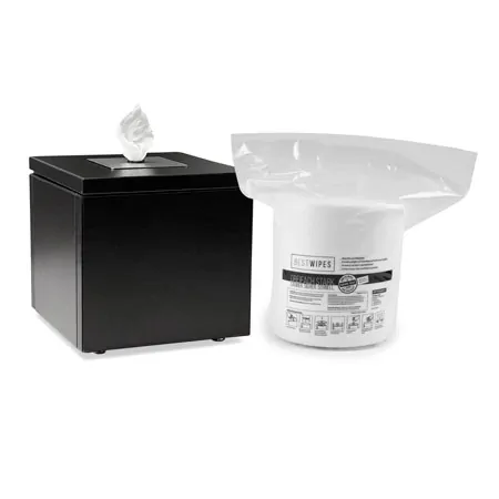 Tischdesinfektionstuchspender Kubik inkl. 200 Desinfektionst�chern