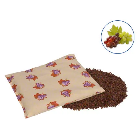 Traubenkernsckchen mit Baumwollbezug gro, 0.6 kg, 20 x 30 cm